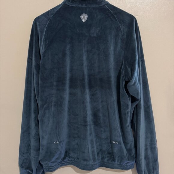 Nike x NOCTA Swarovski Velour Track Jacket Armory Navy DV3734-454 Men Size M NEW - Picture 6 of 16